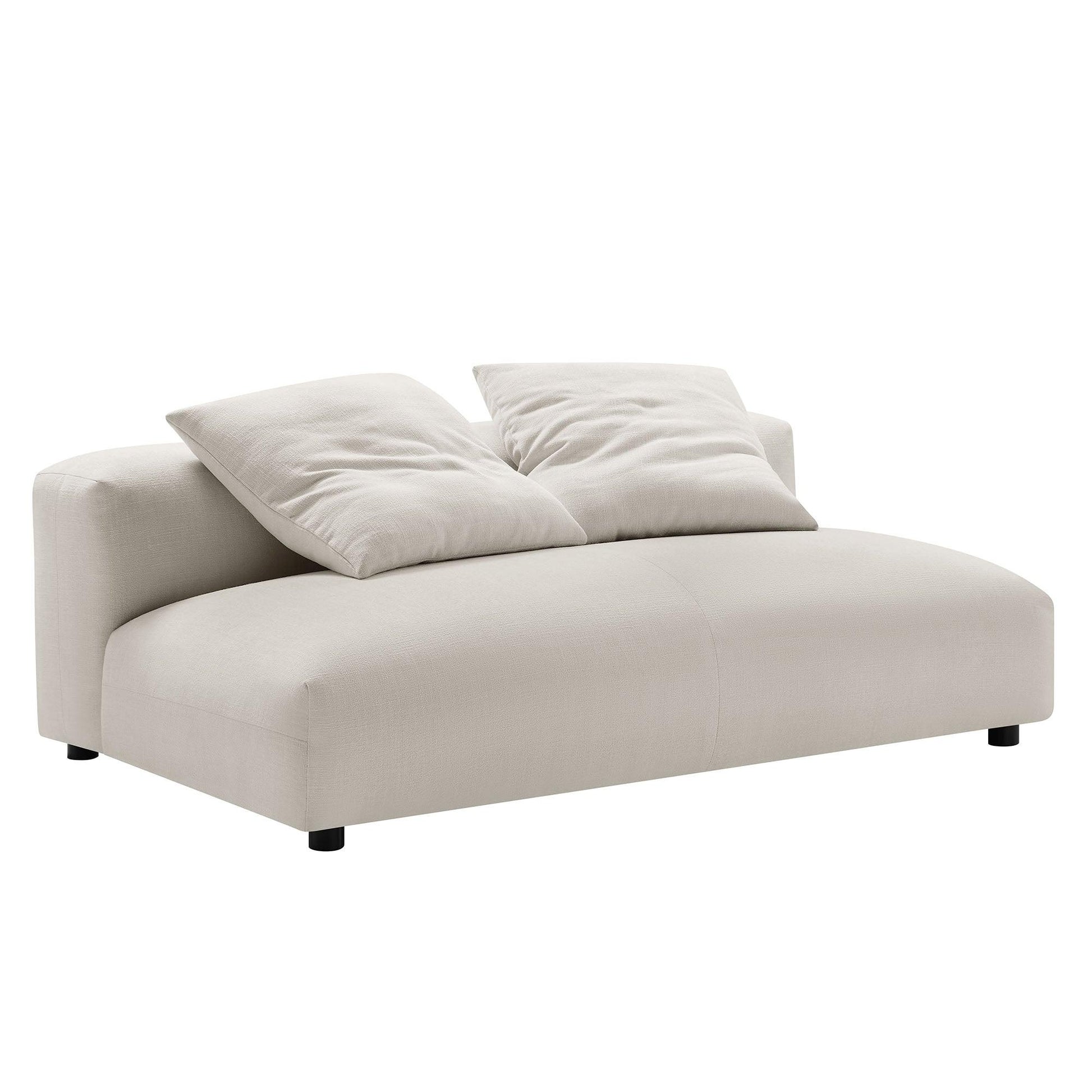 Solace Modular Fabric Armless Loveseat