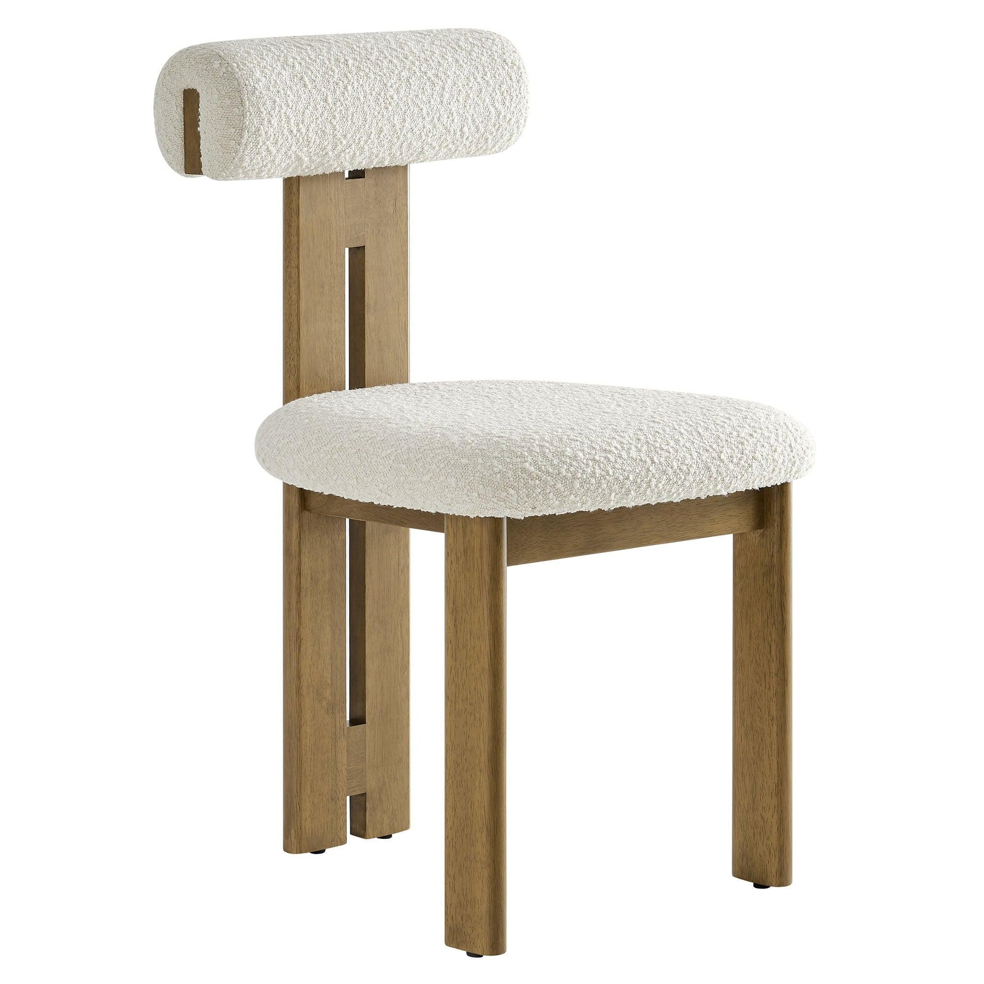 Torian Boucle Fabric Dining Chair