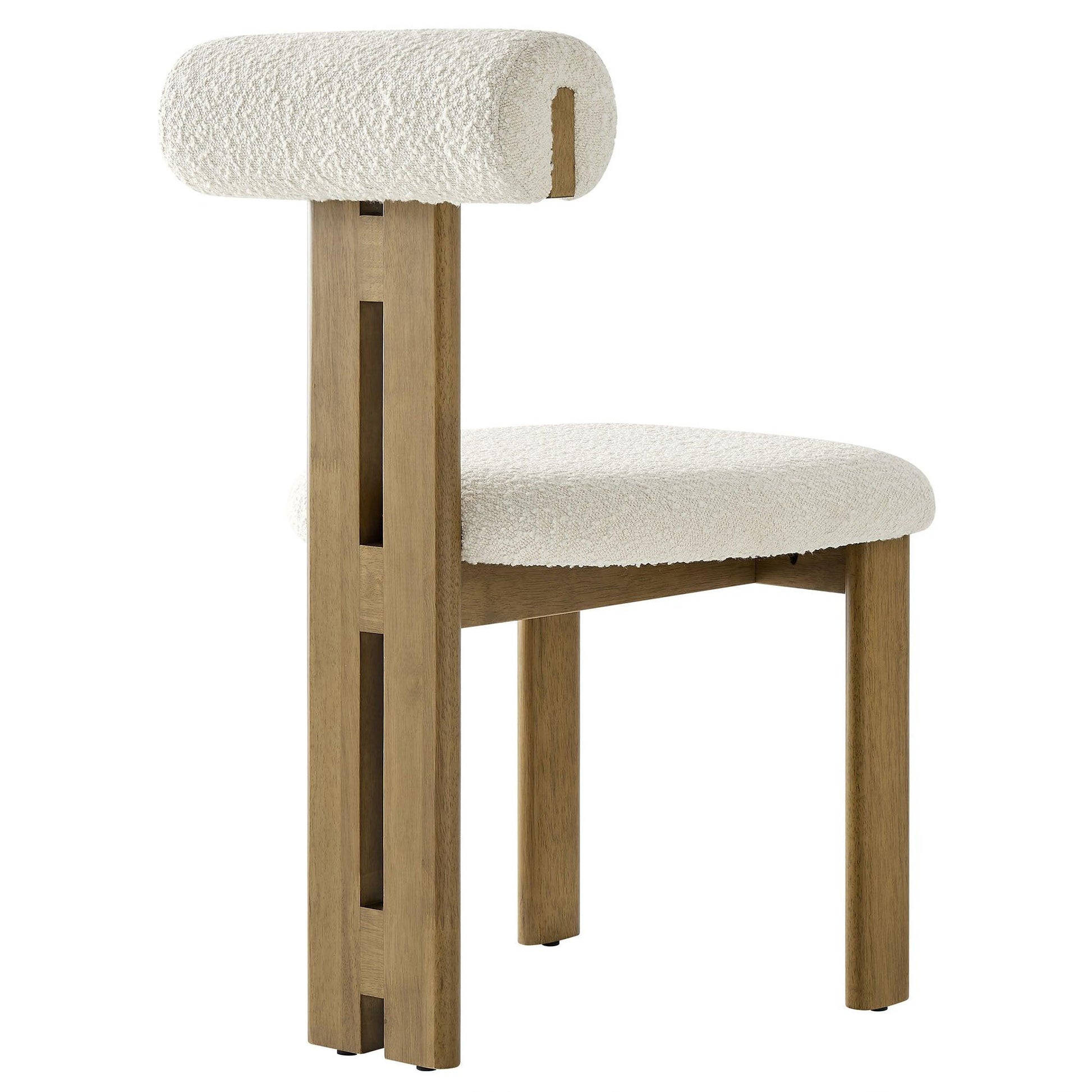 Torian Boucle Fabric Dining Chair