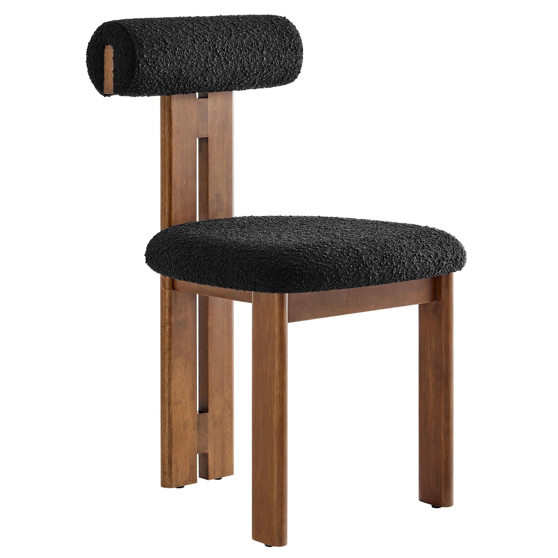 Torian Boucle Fabric Dining Chair