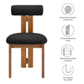 Torian Boucle Fabric Dining Chair