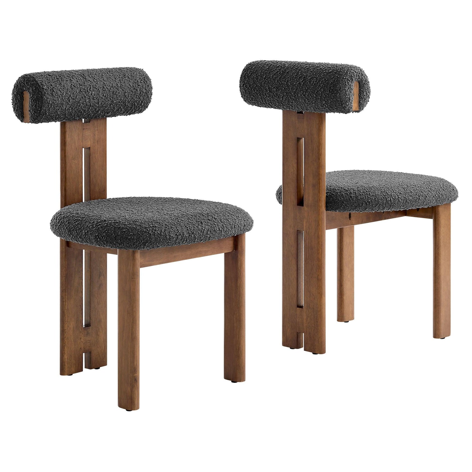 Torian Boucle Fabric Dining Chair