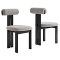 Torian Boucle Fabric Dining Chair