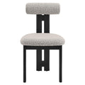 Torian Boucle Fabric Dining Chair