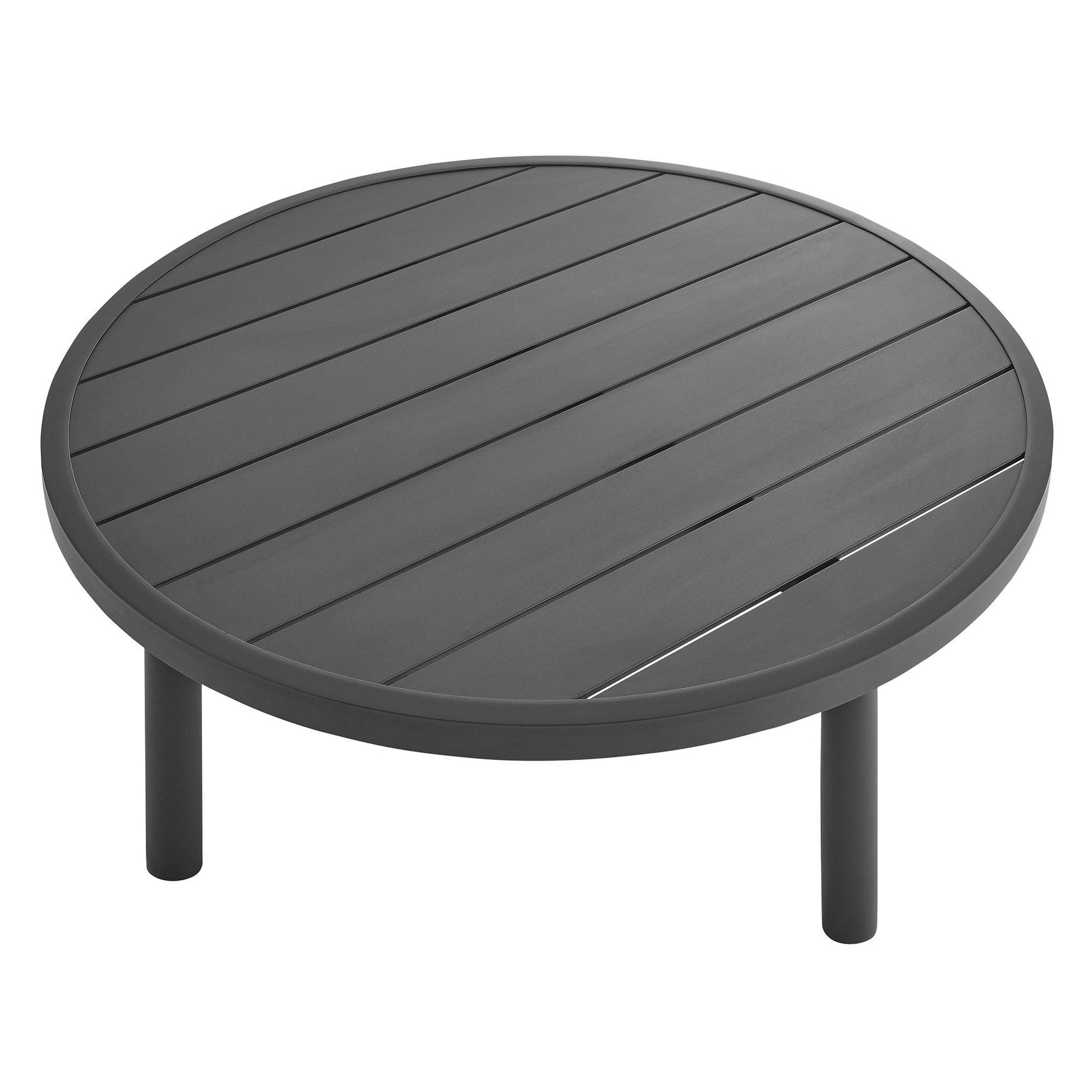 Outdoor Patio Aluminum Round Coffee Table