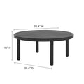 Outdoor Patio Aluminum Round Coffee Table