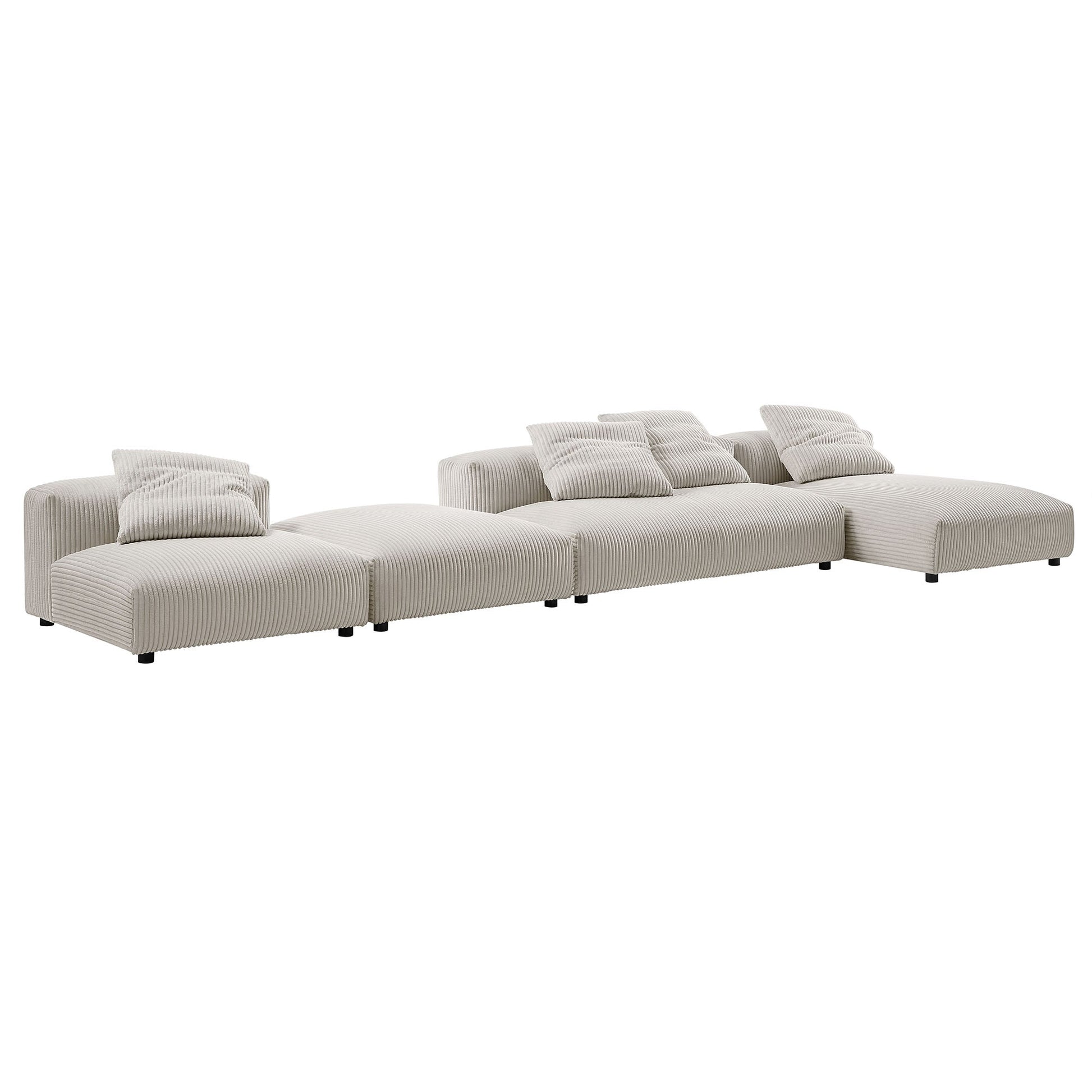 Solace Modular Corduroy Sectional Sofa