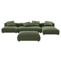 Solace Modular Corduroy Sectional Sofa