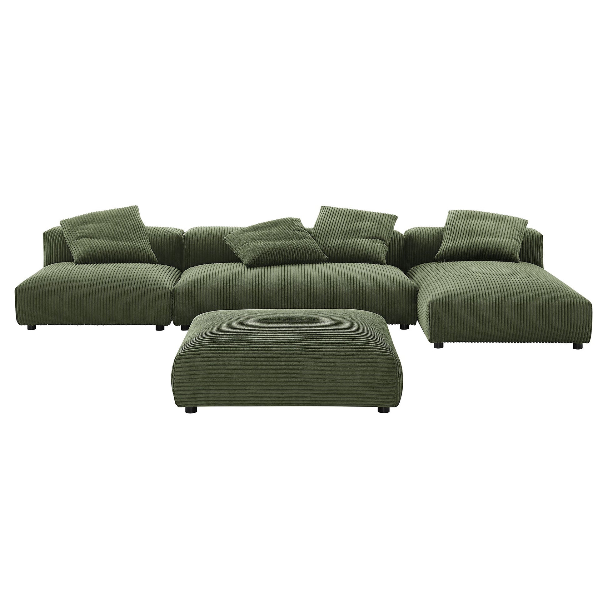 Solace Modular Corduroy Sectional Sofa