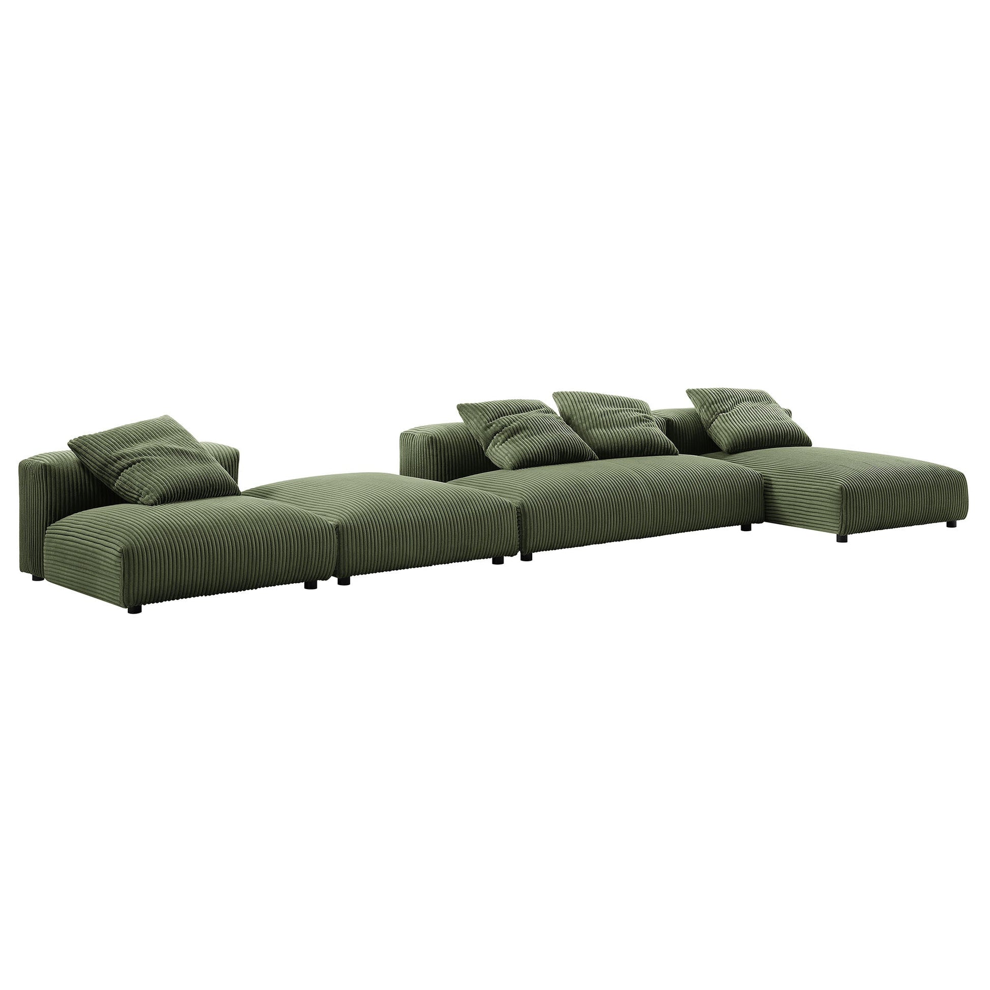 Solace Modular Corduroy Sectional Sofa