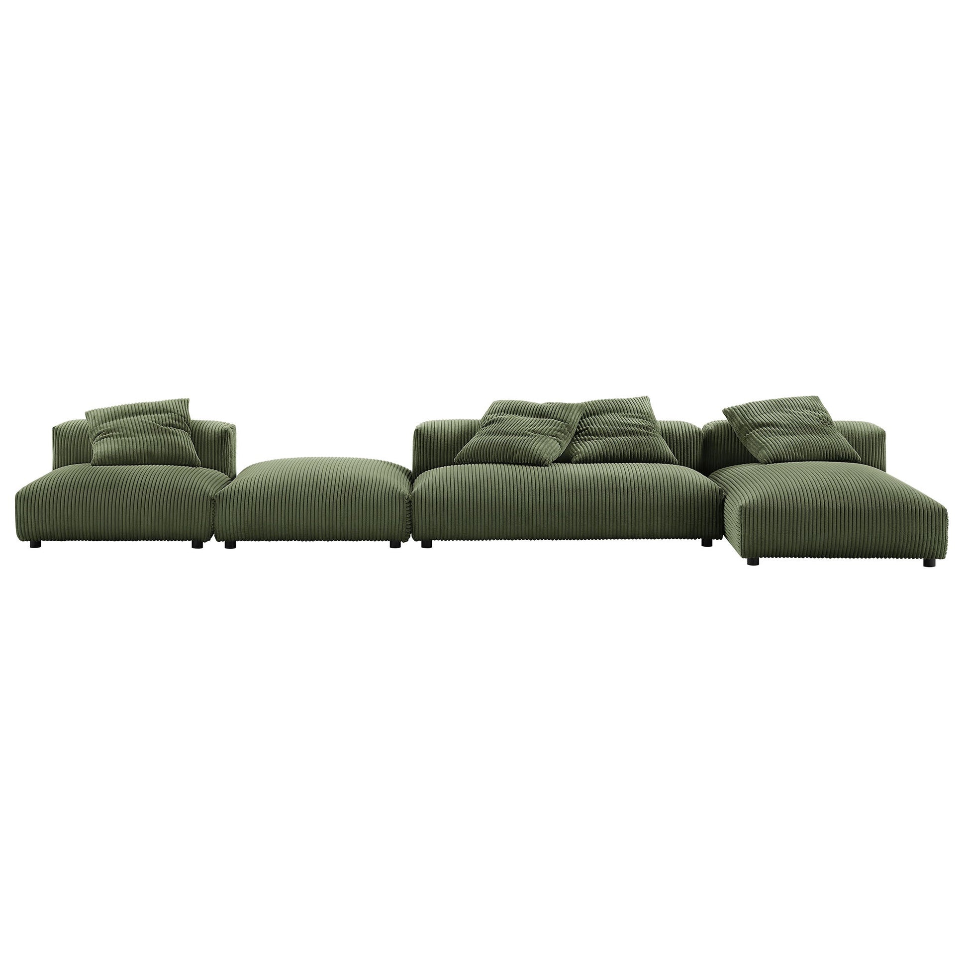 Solace Modular Corduroy Sectional Sofa