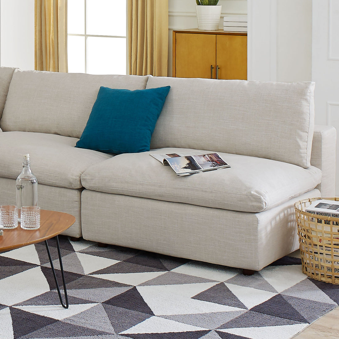 Modway Commix Down Filled Loveseat