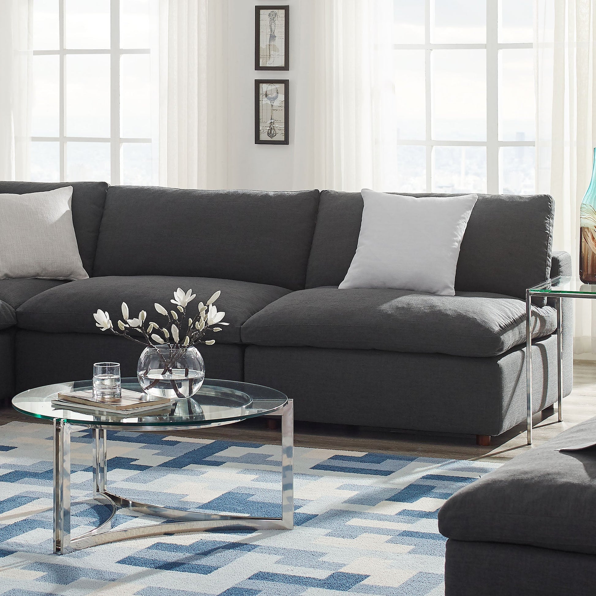 Modway Commix Down Filled Loveseat