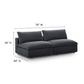 Modway Commix Down Filled Loveseat