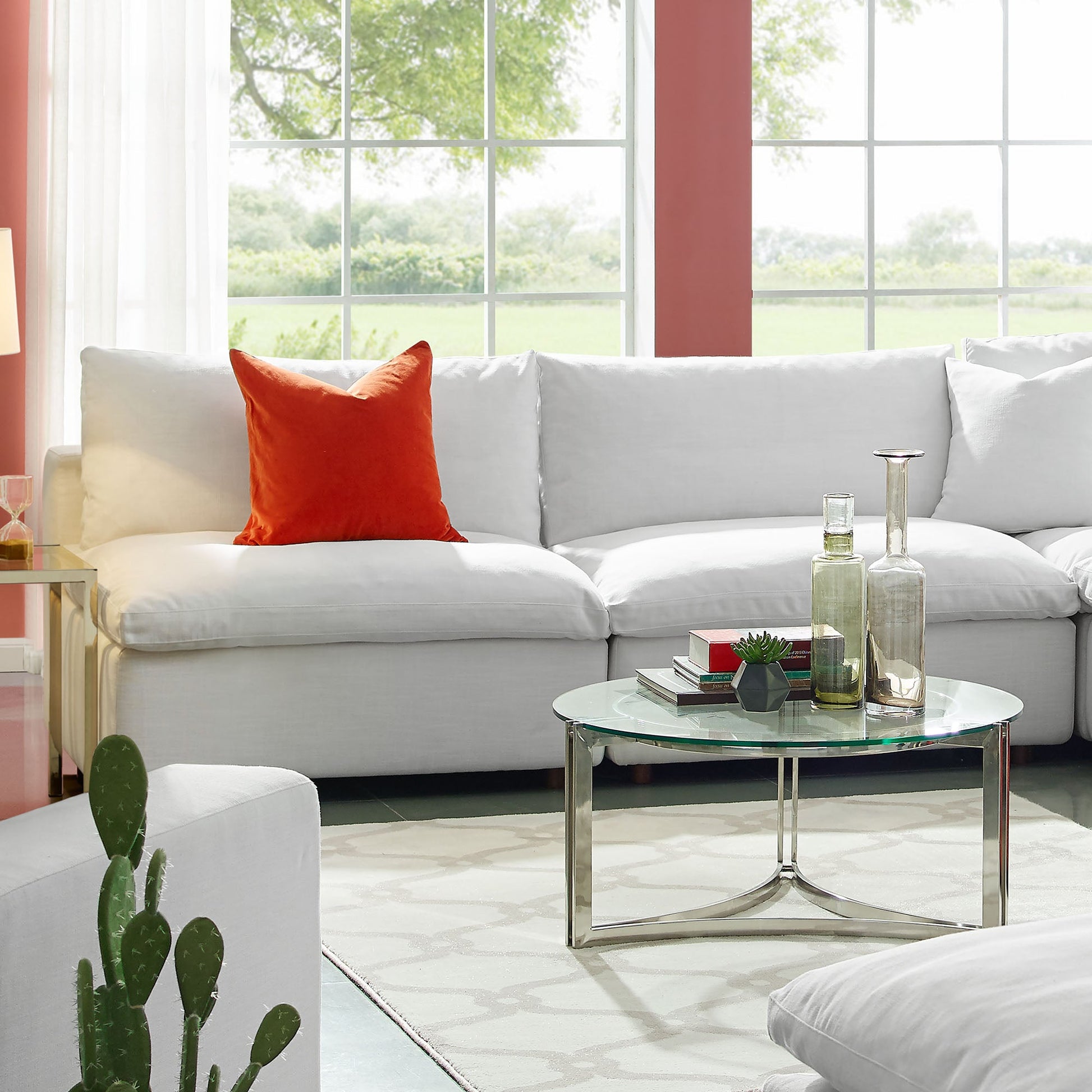 Modway Commix Down Filled Loveseat
