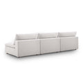 Down Filled Overstuffed Sectional Sofa