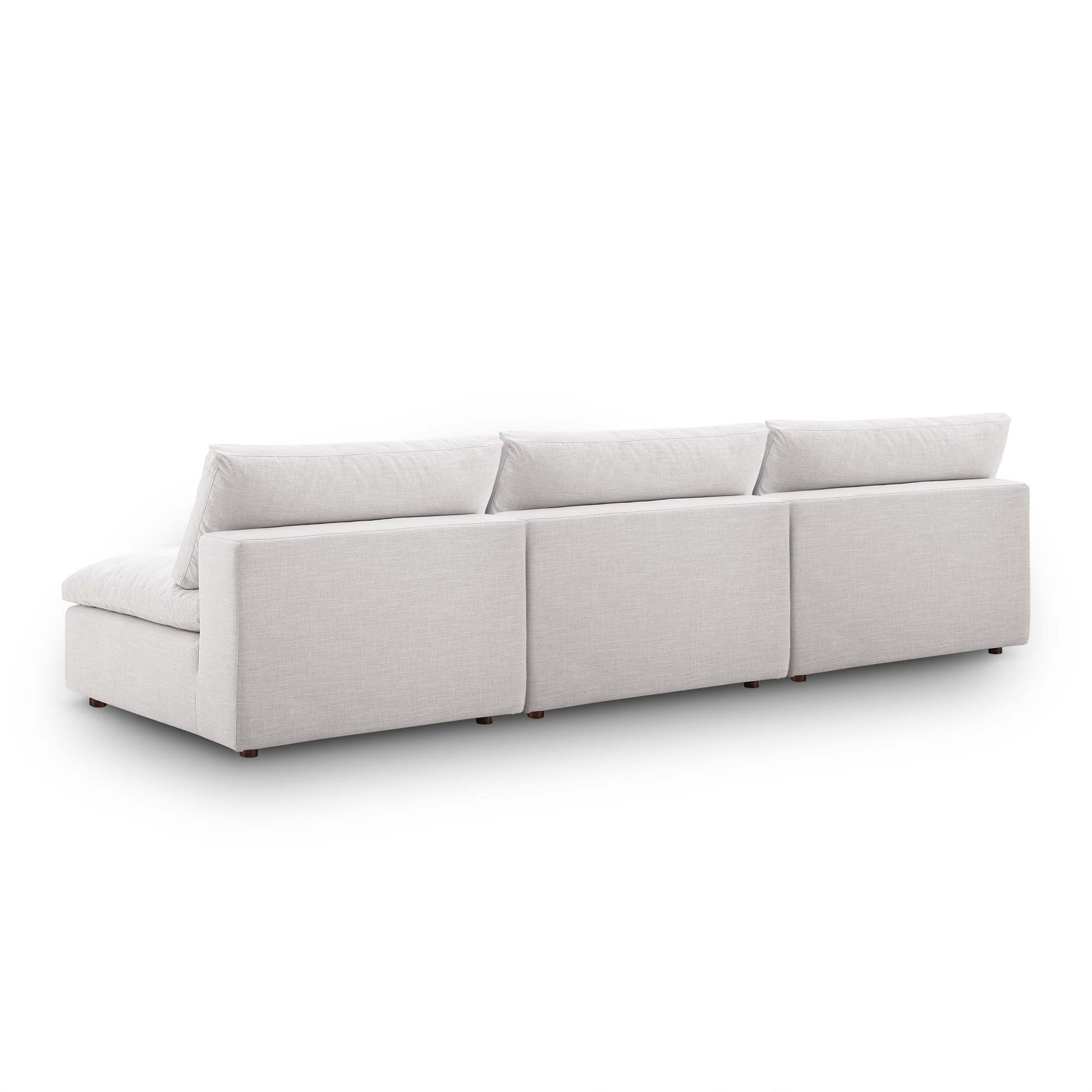 Down Filled Overstuffed Sectional Sofa