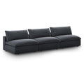 Down Filled Overstuffed Sectional Sofa