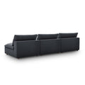 Down Filled Overstuffed Sectional Sofa