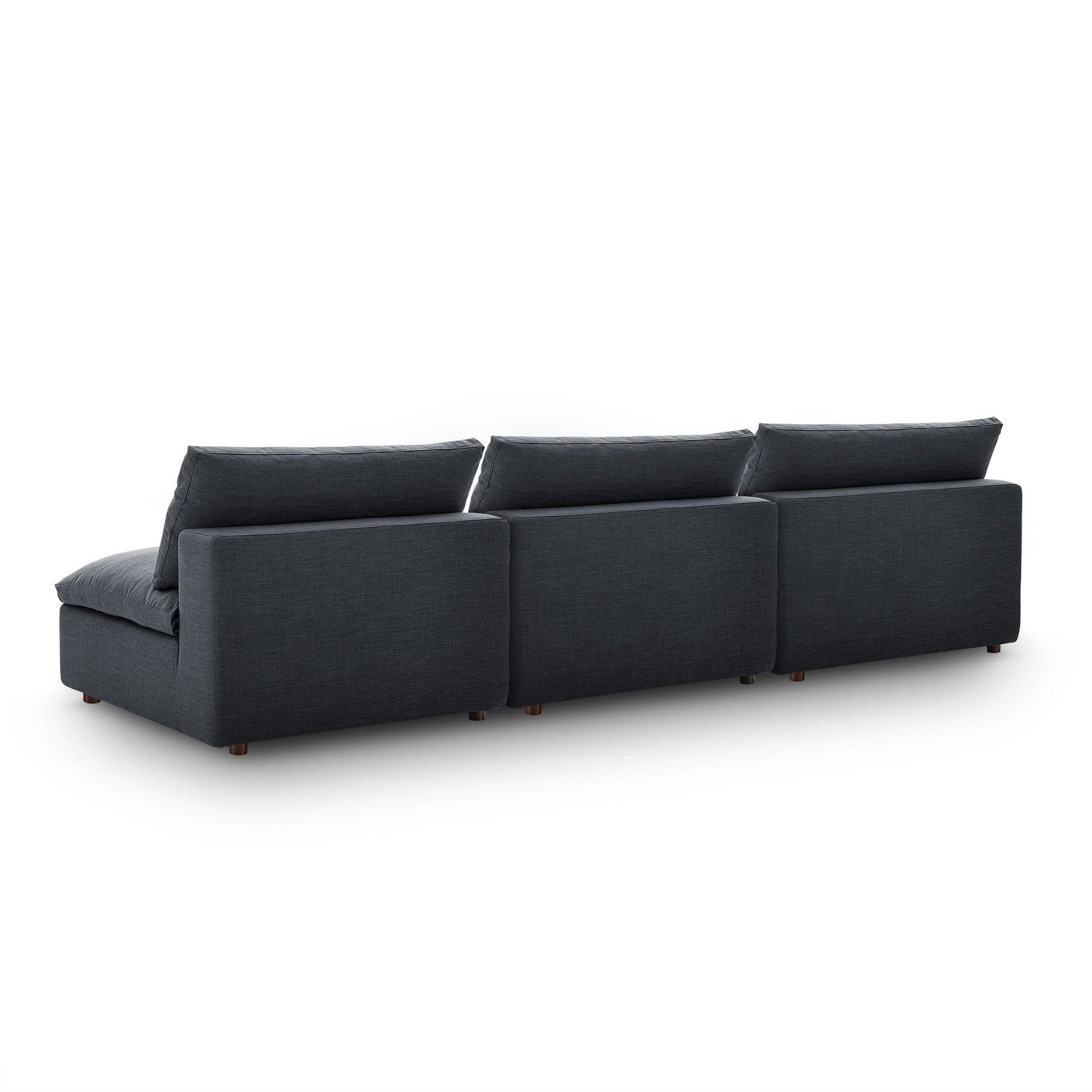 Down Filled Overstuffed Sectional Sofa