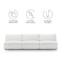 Down Filled Overstuffed Sectional Sofa