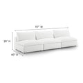Down Filled Overstuffed Sectional Sofa