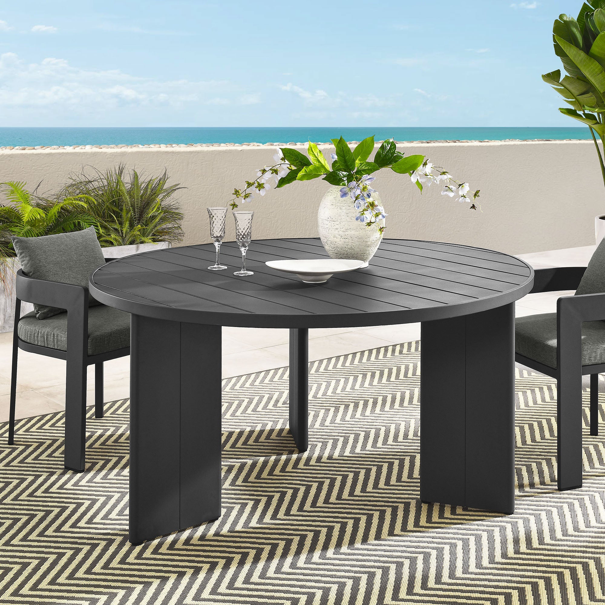 Tahoe Aluminum Outdoor Dining Table