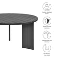 Tahoe Aluminum Outdoor Dining Table