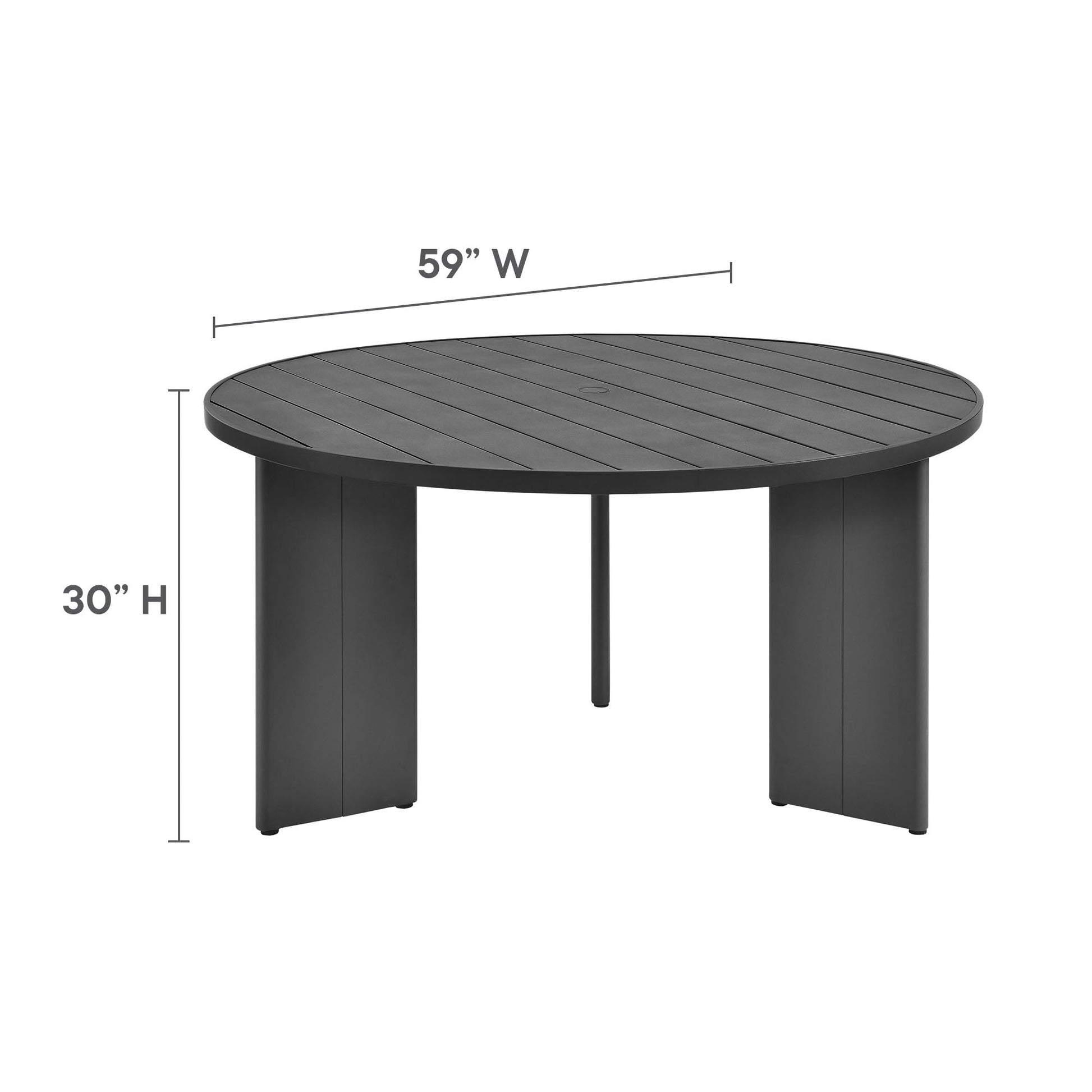 Tahoe Aluminum Outdoor Dining Table