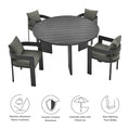 Tahoe 5 Piece Outdoor Dining Set