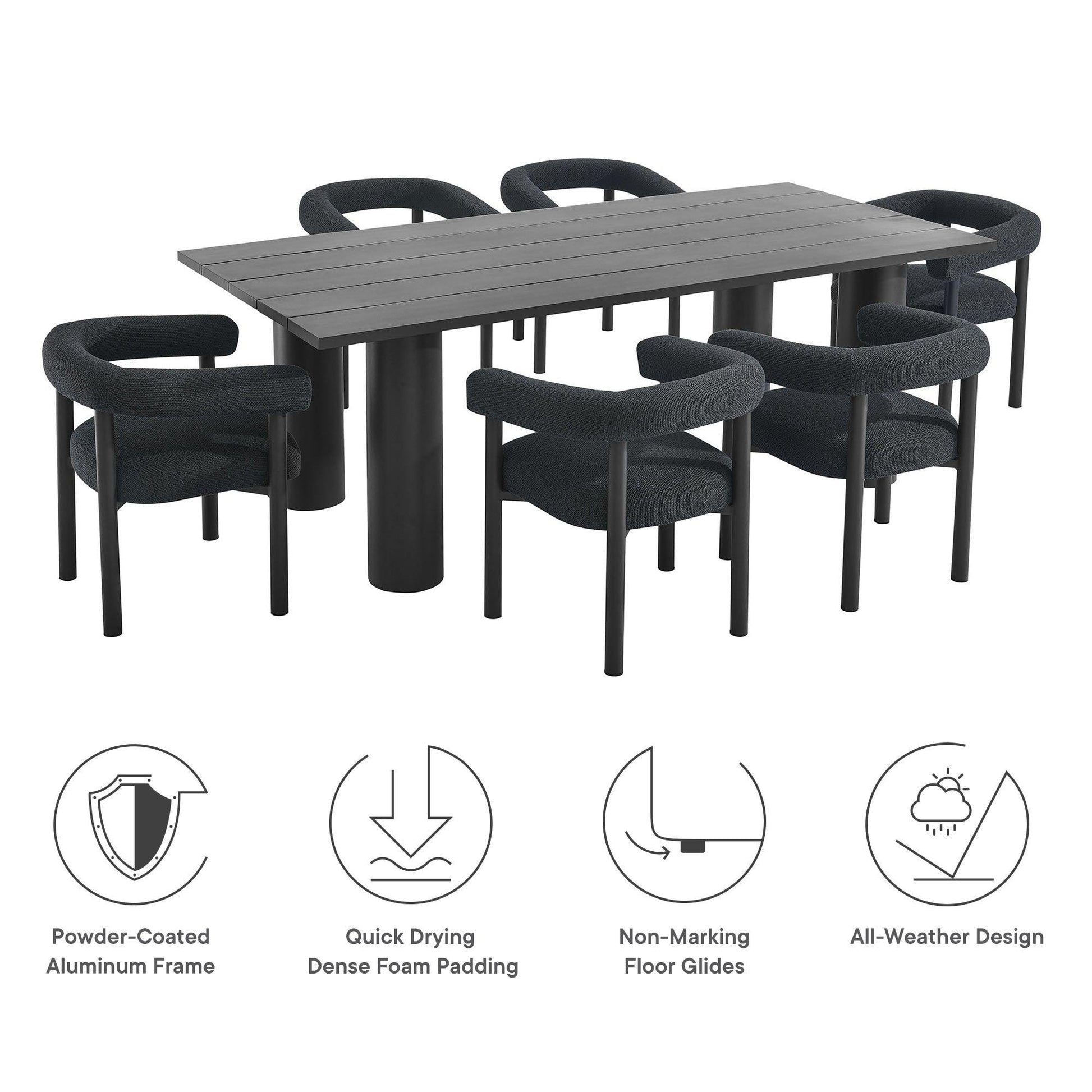 Nautica 7 Piece Outdoor Dining Set