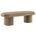 Orla Upholstered Bench Cream