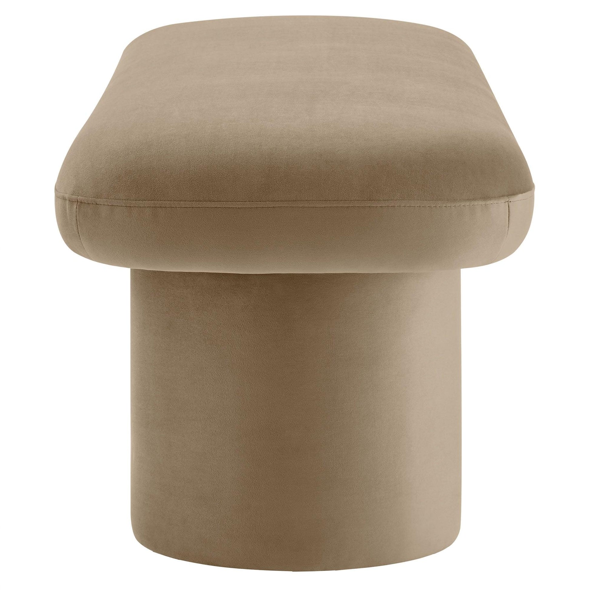 Orla Upholstered Bench Cream