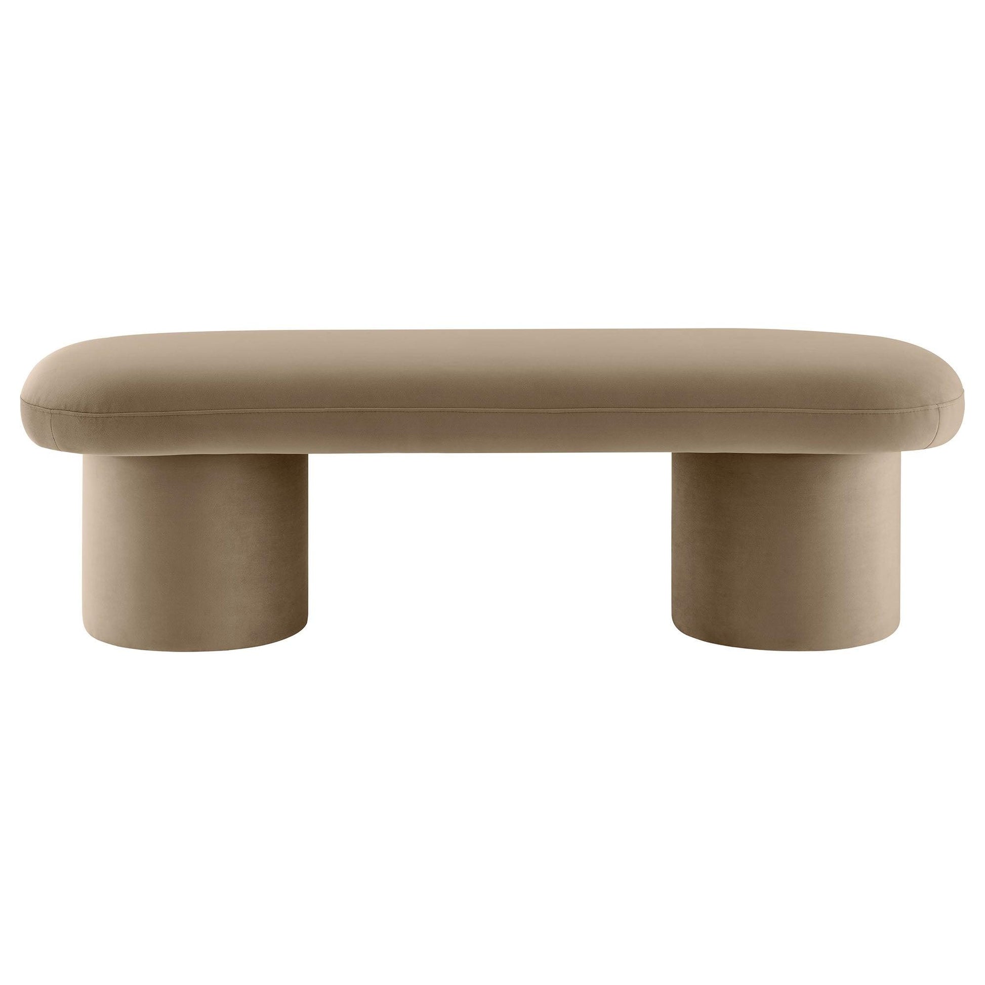 Orla Upholstered Bench Cream