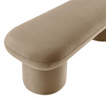 Orla Upholstered Bench Cream