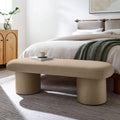 Orla Upholstered Bench Cream