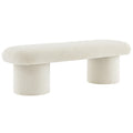 Orla Upholstered Bench Cream