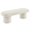 Orla Upholstered Bench Cream