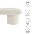 Orla Upholstered Bench Cream