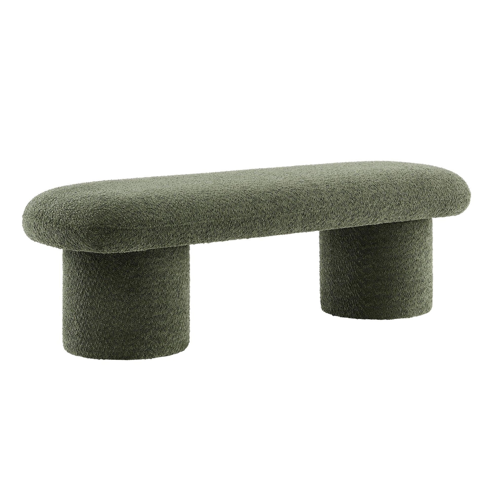 Orla Upholstered Bench Cream