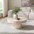 Alora Indoor-Outdoor Round Concrete Coffee Table - Stylish & Durable