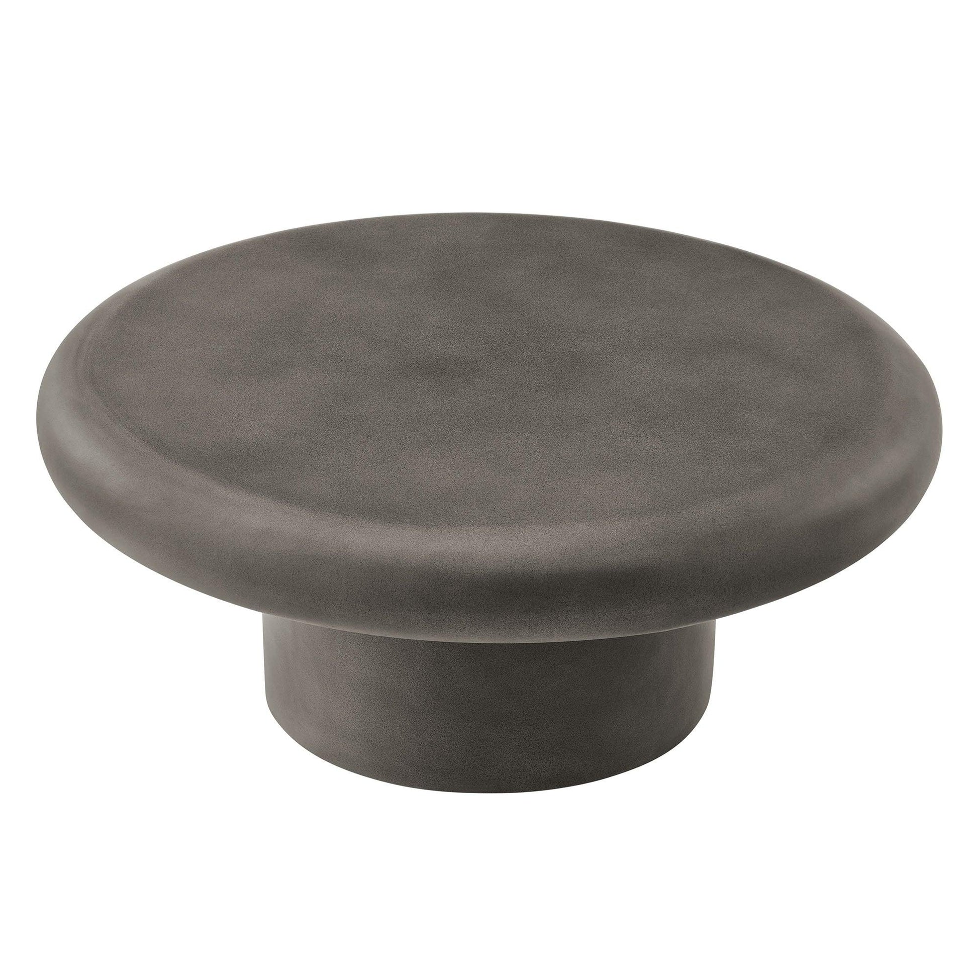 Concrete Round Patio Coffee Table