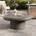 Concrete Round Patio Coffee Table