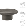 Concrete Round Patio Coffee Table