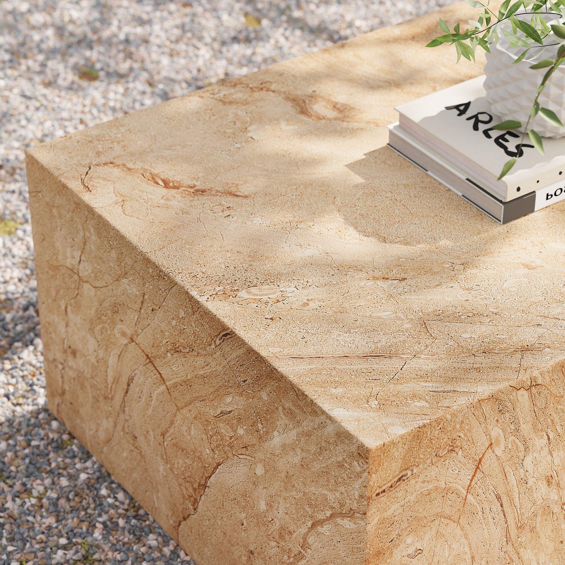 Concrete Outdoor Coffee Table