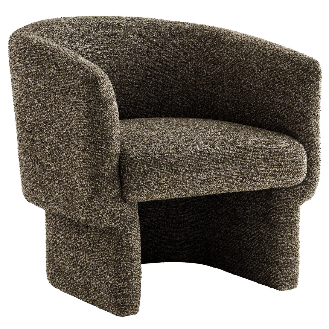 Boucle Fabric Accent Chair