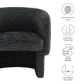 Boucle Fabric Accent Chair