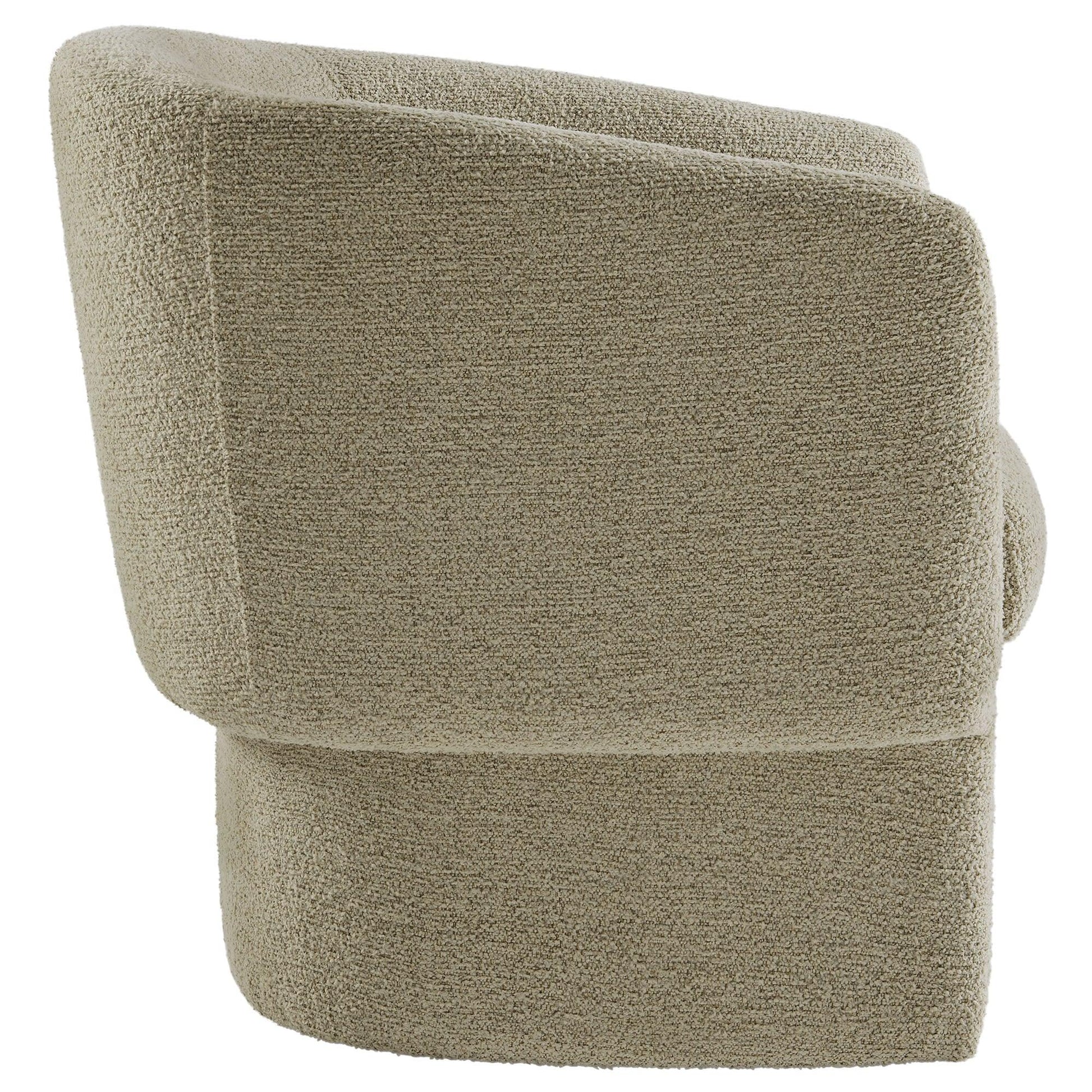 Boucle Fabric Accent Chair