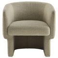 Boucle Fabric Accent Chair