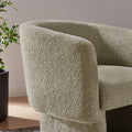 Boucle Fabric Accent Chair